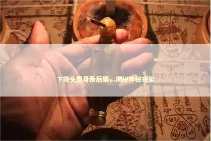 下降头费用及后果，揭秘神秘现象